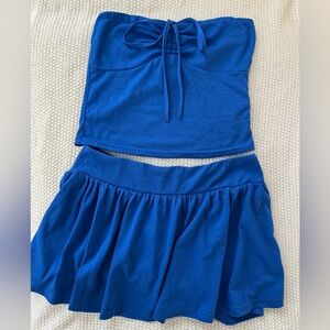 Blue Two-Piece Set